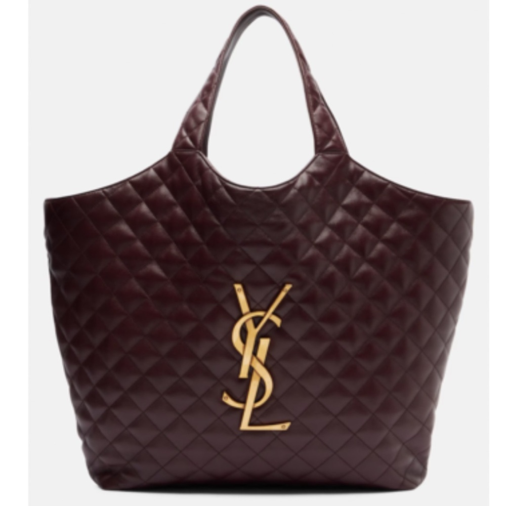 SAINT LAURENT Icare Maxi quilted leather tote shoulder bag